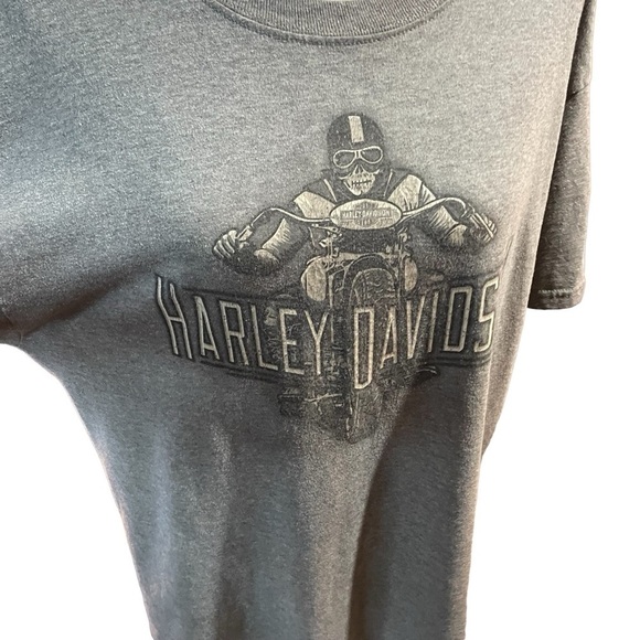 Harley Davidson Men’s  T-Shirt Sleeve Pullover-Gatineau, Quebec - Size Large - Picture 2 of 13